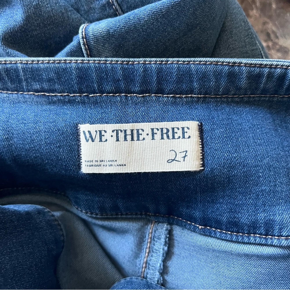 We The Free Spotlight High-Rise Wide Leg Flared Jeans Womens 27 Stretch Pull On - Picture 11 of 11